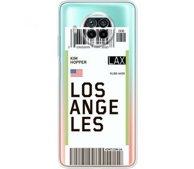 Силіконовий чохол BoxFace Xiaomi Mi 10T Lite Ticket Los Angeles (41070-cc85)