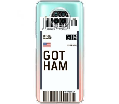 Силіконовий чохол BoxFace Xiaomi Mi 10T Lite Ticket Gotham (41070-cc92)