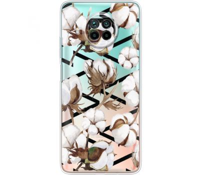 Силіконовий чохол BoxFace Xiaomi Mi 10T Lite Cotton flowers (41070-cc50)