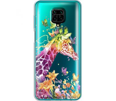 Силіконовий чохол BoxFace Xiaomi Redmi Note 9 Pro / 9 Pro Max Colorful Giraffe (39807-cc14)