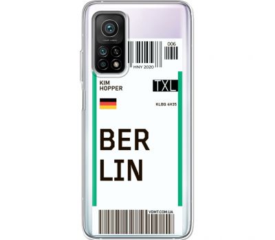 Силіконовий чохол BoxFace Xiaomi Mi 10T/ Mi 10T Pro Ticket Berrlin (41081-cc80)