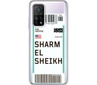 Силіконовий чохол BoxFace Xiaomi Mi 10T/ Mi 10T Pro Ticket Sharmel Sheikh (41081-cc90)