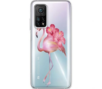 Силіконовий чохол BoxFace Xiaomi Mi 10T/ Mi 10T Pro Floral Flamingo (41081-cc12)