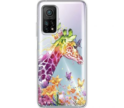 Силіконовий чохол BoxFace Xiaomi Mi 10T/ Mi 10T Pro Colorful Giraffe (41081-cc14)