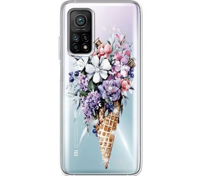 Силіконовий чохол BoxFace Xiaomi Mi 10T/ Mi 10T Pro Ice Cream Flowers (941081-rs17)