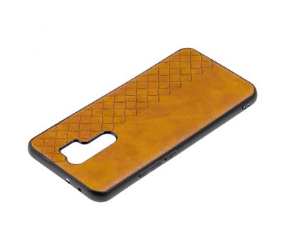 Чохол для Xiaomi Redmi 9 WeaveSide коричневий 1681943