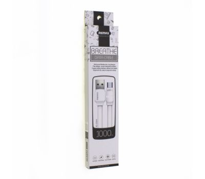 Кабель USB Remax RC-029m Breathe microUSB 1m белый 1682826