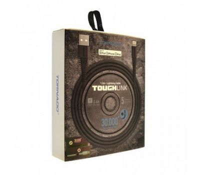 Кабель USB Tornado Touch Link iPhone 5/6/7 (1.2m) черный