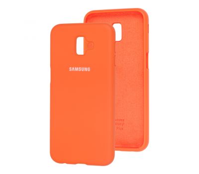 Чохол для Samsung Galaxy J6 2018 (J600) Silicone Full помаранчевий