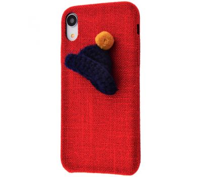 Чохол для iPhone X Handmade Hat червоний