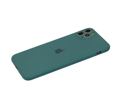 Чохол для iPhone 11 Pro Silicone Slim Full сосновий зелений 1686136