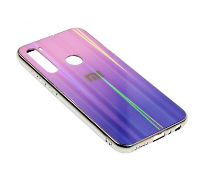 Чохол для Xiaomi Redmi Note 8 Aurora з лого рожево-бузковий 1693375