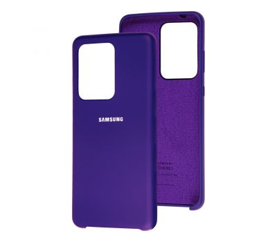 Чохол для Samsung Galaxy S20 Ultra (G988) Silky Soft Touch "фіолетовий"