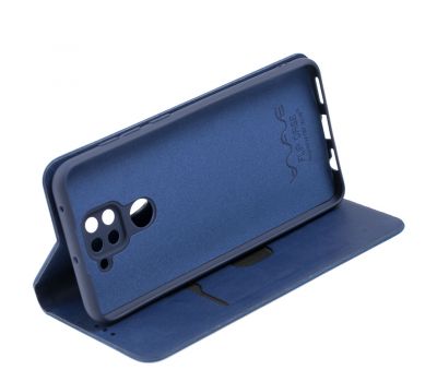 Чохол книжка для Xiaomi Redmi Note 9 WAVE Flip синій 1697250