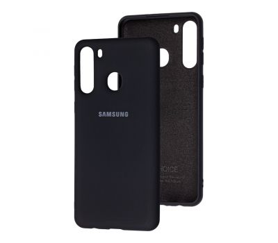 Чохол для Samsung Galaxy A21 (A215) Silicone Full чорний