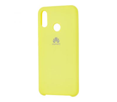 Чохол Huawei P Smart Plus Silky Soft Touch лимонний 1703806
