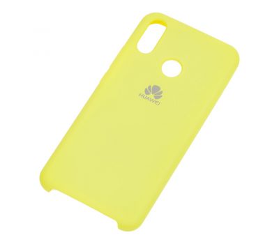 Чохол Huawei P Smart Plus Silky Soft Touch лимонний 1703807