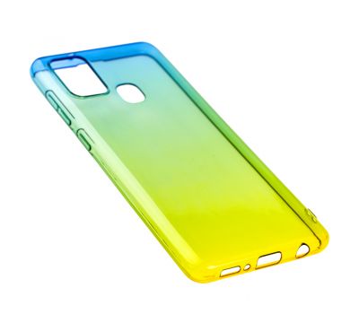 Чохол для Samsung Galaxy A21s (A217) Gradient Design жовто-зелений 1708101