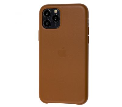 Чохол для iPhone 11 Pro Leather case (Leather) коричневий