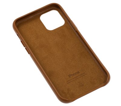 Чохол для iPhone 11 Pro Leather case (Leather) коричневий 1709084