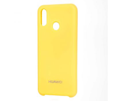 Чохол Huawei P Smart Plus Silky Soft Touch "жовтий"
