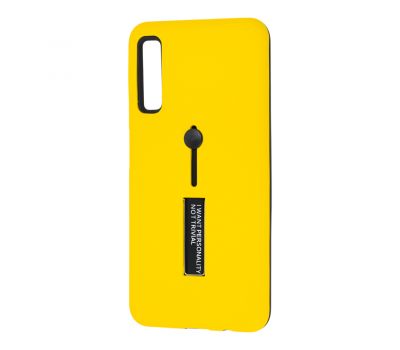 Чохол для Samsung Galaxy A7 2018 (A750) Kickstand жовтий