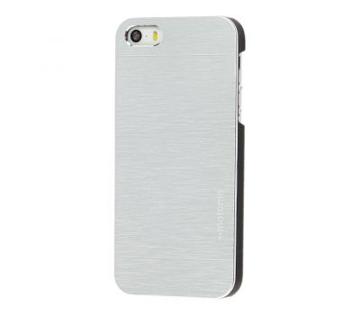 Чохол металевий для iPhone 5 Motomo сріблястий