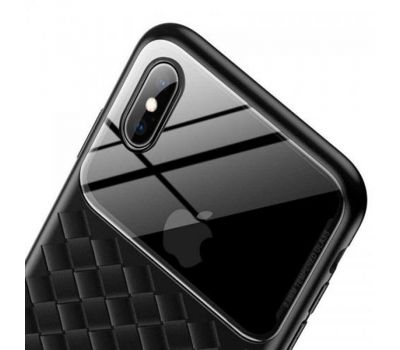 Чохол Baseus Glass Weaving для iPhone Xs Max чорний 1720765