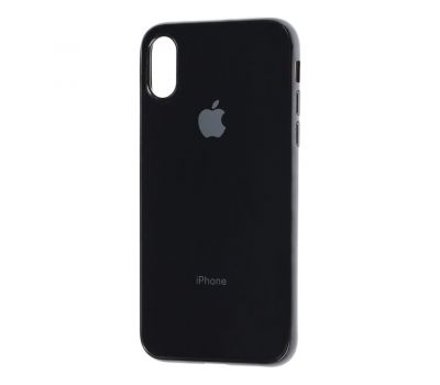 Чохол для iPhone X / Xs Silicone case (TPU) чорний