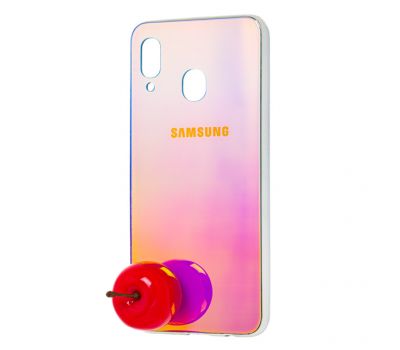 Чохол Shining для Samsung Galaxy A20/A30 дзеркальний синій