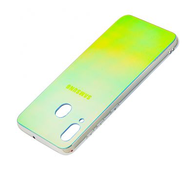 Чохол Shining для Samsung Galaxy A20/A30 дзеркальний синій 1722979