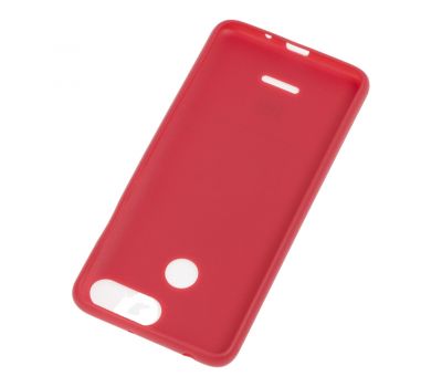 Чохол для Xiaomi Redmi 6 Leather + Shining червоний 1722091