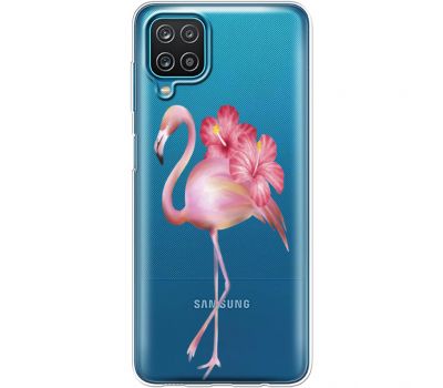 Силіконовий чохол BoxFace Samsung A125 Galaxy A12 Floral Flamingo (41507-cc12)