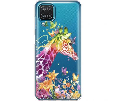 Силіконовий чохол BoxFace Samsung A125 Galaxy A12 Colorful Giraffe (41507-cc14)