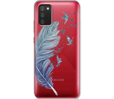 Силіконовий чохол BoxFace Samsung A025 Galaxy A02S Feather (41513-cc38)