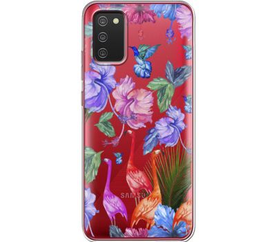 Силіконовий чохол BoxFace Samsung A025 Galaxy A02S Flamingo (41513-cc40)