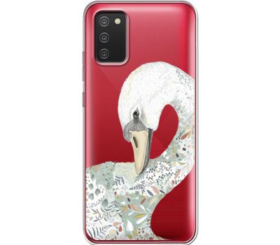 Силіконовий чохол BoxFace Samsung A025 Galaxy A02S Swan (41513-cc24)