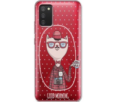 Силіконовий чохол BoxFace Samsung A025 Galaxy A02S Good Morning (41513-cc42)