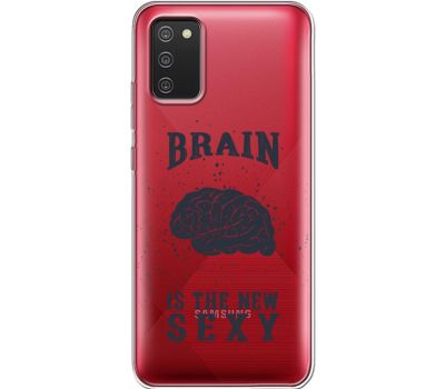 Силіконовий чохол BoxFace Samsung A025 Galaxy A02S Sexy Brain (41513-cc47)