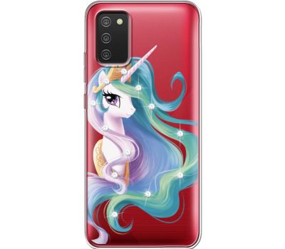 Силіконовий чохол BoxFace Samsung A025 Galaxy A02S Unicorn Queen (941513-rs3)