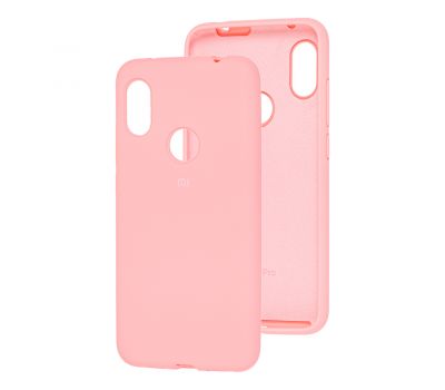 Чохол для Xiaomi Redmi Note 6 Pro Silicone Full світло-рожевий