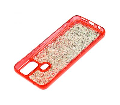 Чохол для Samsung Galaxy M31 (M315) Sparkle glitter червоний 1742805