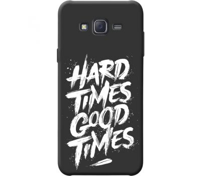 Силіконовий чохол BoxFace Samsung J500H Galaxy J5 hard times good times (41568-bk72)