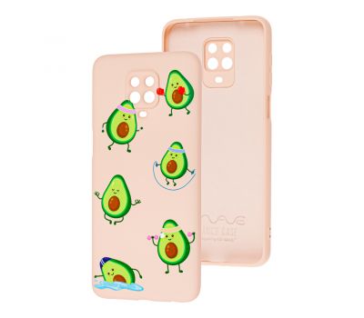Чохол для Xiaomi Redmi Note 9s/9 Pro Wave Fancy sports avocado / pink sand