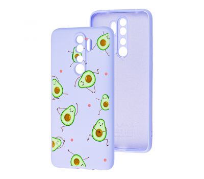 Чохол для Xiaomi Redmi Note 8 Pro Wave Fancy avocado / light purple
