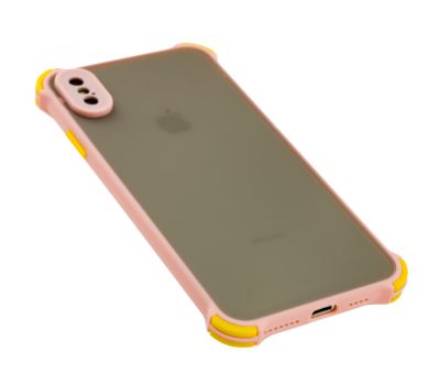 Чохол для iPhone Xs Max LikGus Totu corner protection рожевий 1757824