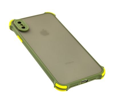 Чохол для iPhone Xs Max LikGus Totu corner protection зелений 1757815