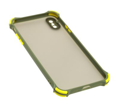Чохол для iPhone Xs Max LikGus Totu corner protection зелений 1757816