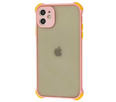 Чохол для iPhone 11 LikGus Totu corner protection рожевий