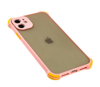 Чохол для iPhone 11 LikGus Totu corner protection рожевий 1757535